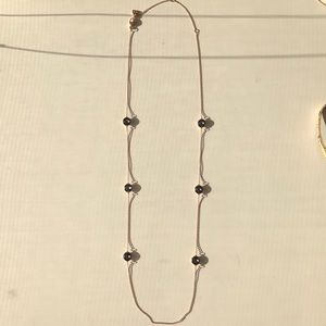 Swarovski crystal rose gold necklace